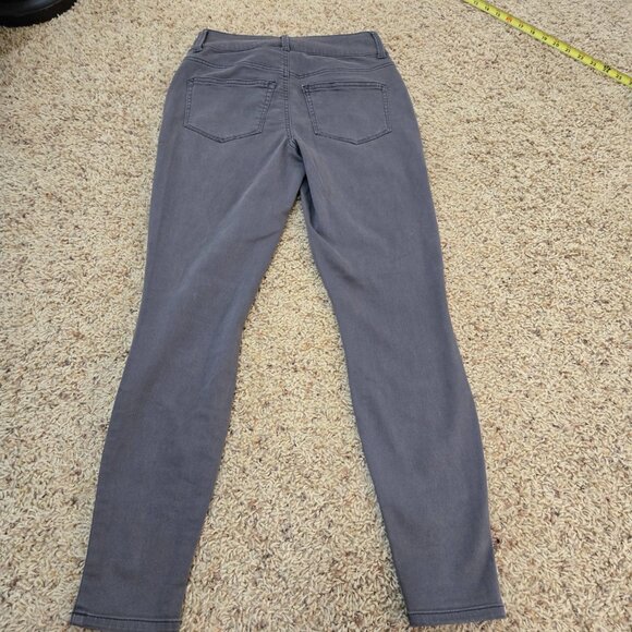M Jeans by Maurices Women's Gray Denim Pants High-Rise XS Short - Picture 4 of 9